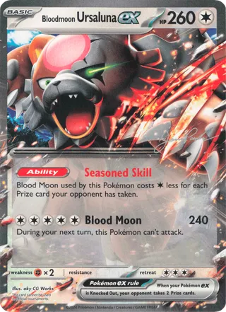Bloodmoon Ursaluna ex — Double Rare variant