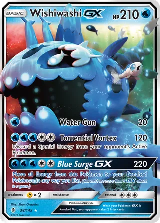 Wishiwashi-GX — Rare Holo GX variant