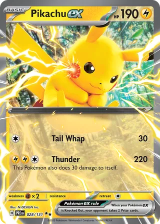 Pikachu ex — Double Rare variant