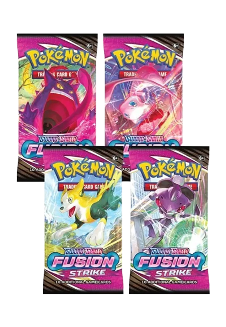 Fusion Strike Booster Pack Art Bundle (Set of 4)