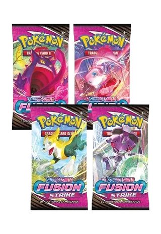 Fusion Strike Booster Pack Art Bundle (Set of 4)