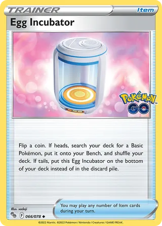 Egg Incubator — Uncommon variant