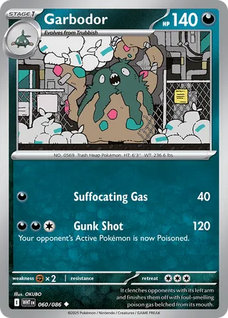 Garbodor — Uncommon variant