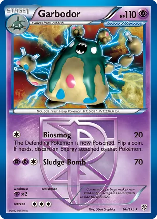 Garbodor — Rare Holo variant