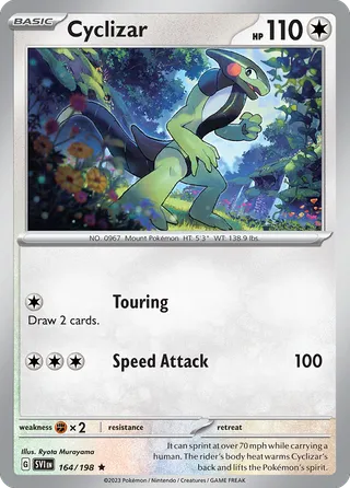 Cyclizar — Rare variant