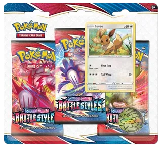 Battle Styles 3-Pack Blister - Eevee
