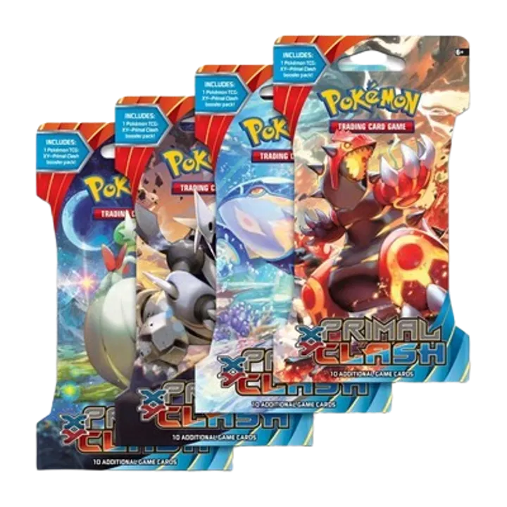 Primal Clash Sleeved Booster Pack Art Bundle (Set of 4)