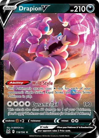 Drapion V — Rare Holo V variant