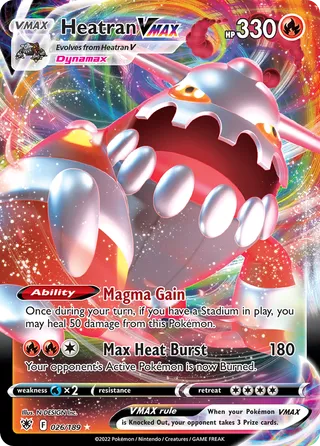 Heatran VMAX — Rare Holo VMAX variant
