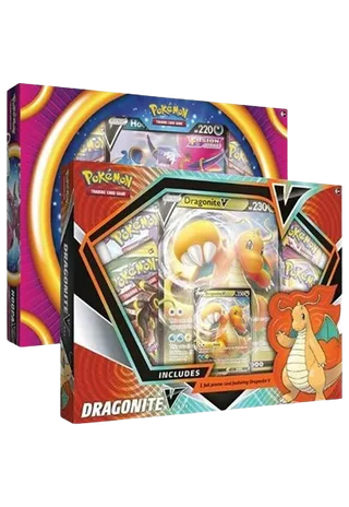 Fusion Strike Hoopa V Box / Dragonite V Box (Set of 2)