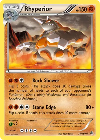 Rhyperior — Rare variant