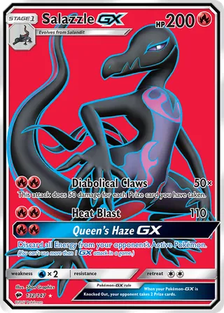 Salazzle-GX — Rare Ultra variant