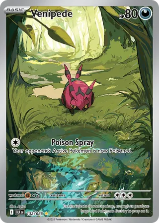 Venipede — Illustration Rare variant