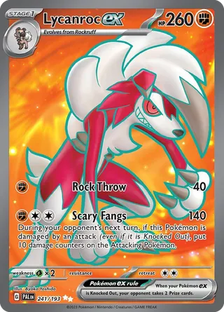 Lycanroc ex — Ultra Rare variant