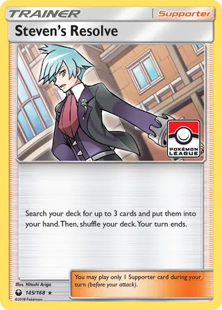 Steven's Resolve — Rare Holo variant