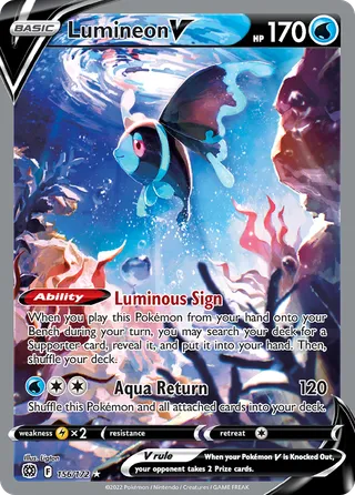 Lumineon V — Rare Ultra variant