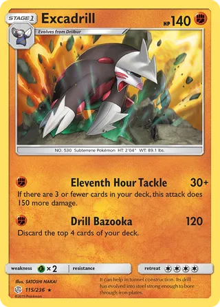 Excadrill — Rare Holo variant