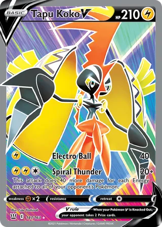 Tapu Koko V — Rare Ultra variant