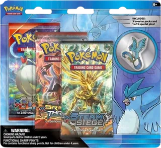 Legendary Birds Pin 3 Pack Blister (Articuno Pin)