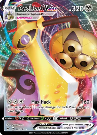 Aegislash VMAX — Rare Holo VMAX variant