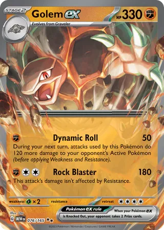 Golem ex — Double Rare variant