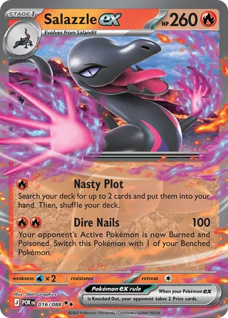 Salazzle ex — Double Rare variant