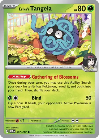 Erika's Tangela — Common variant