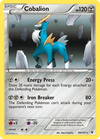 Cobalion — Rare Holo variant