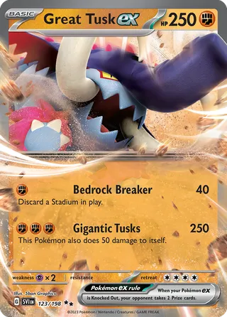 Great Tusk ex — Double Rare variant