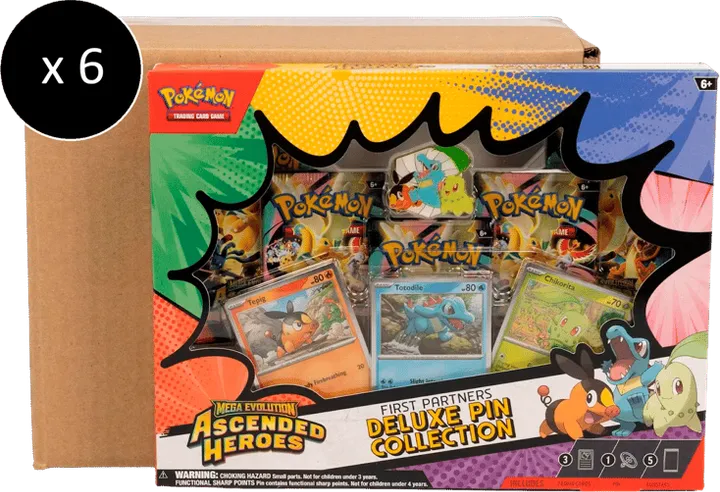 Ascended Heroes First Partners Deluxe Pin Collection Case