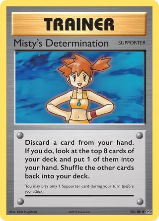 Misty's Determination — Uncommon variant