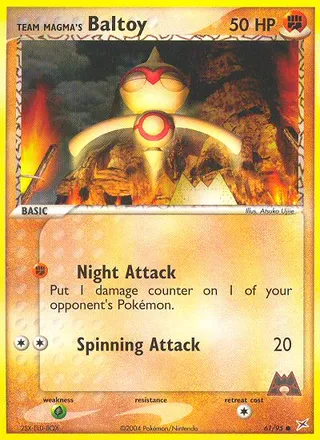 Team Magma's Baltoy — Common variant