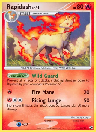 Rapidash — Rare variant