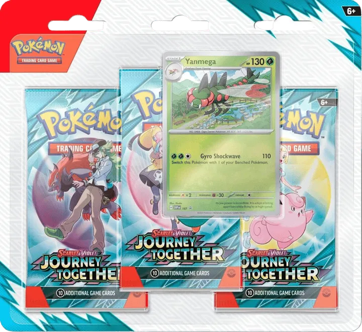 Journey Together 3-Pack Blister - Yanmega