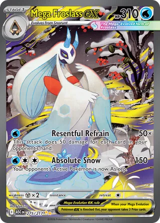 Mega Froslass ex — Special Illustration Rare variant
