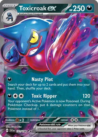 Toxicroak ex — Double Rare variant