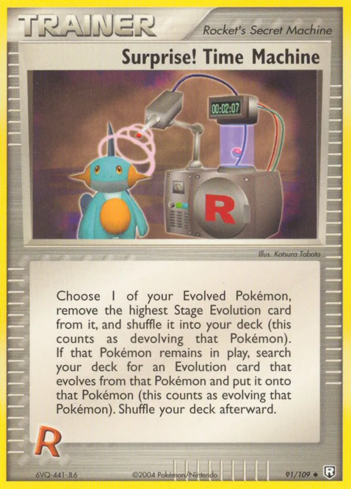 Surprise! Time Machine