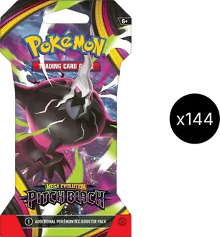 Pitch Black Sleeved Booster Case
