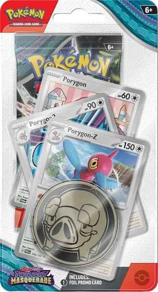 Twilight Masquerade Premium Checklane Blister - Porygon