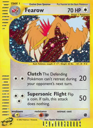 Fearow — Rare Holo variant