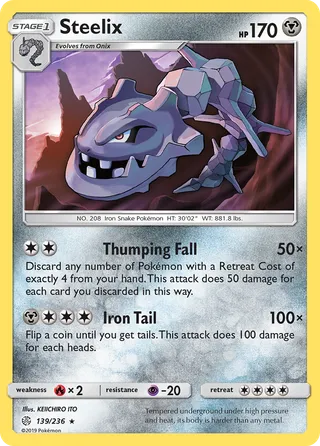 Steelix — Rare Holo variant