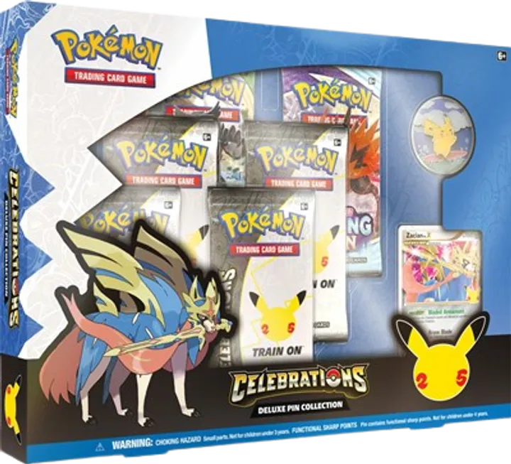 Celebrations Deluxe Pin Collection - Zacian LV. X