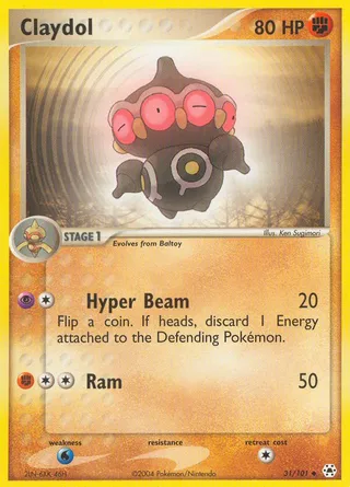 Claydol — Uncommon variant