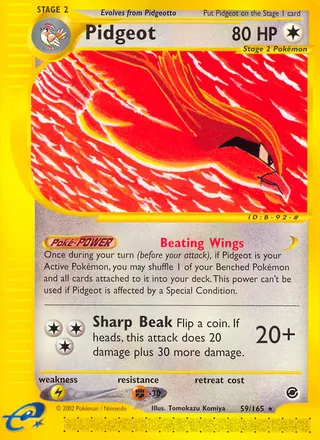 Pidgeot — Rare variant