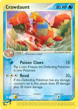Crawdaunt — Rare variant