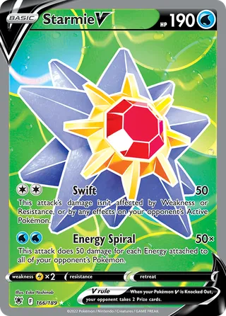 Starmie V — Rare Ultra variant