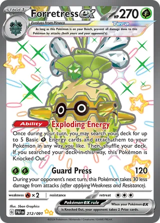 Forretress ex — Shiny Ultra Rare variant
