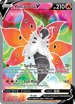 Volcarona V — Rare Ultra variant
