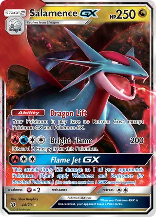 Salamence-GX — Rare Holo GX variant