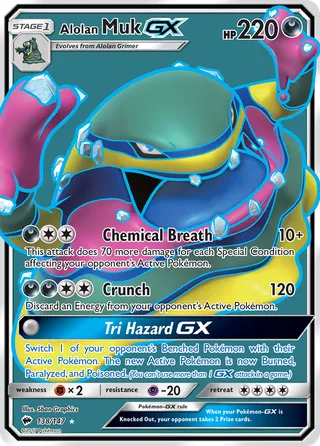Alolan Muk-GX — Rare Ultra variant